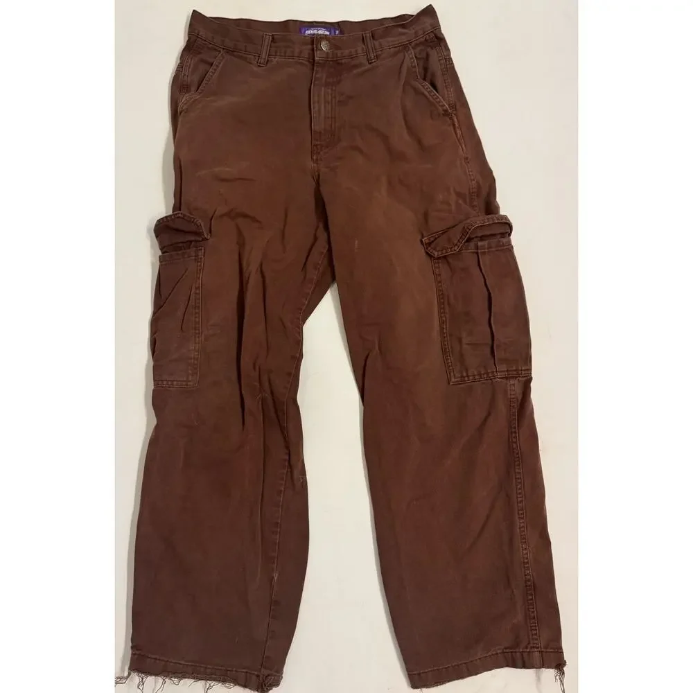 F***ing Awesome Men's Contacts Baggy Cargo Pants Brown Sz 32x30 - Picture 2 of 6